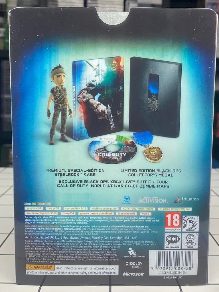 Call of Duty Black Ops Hardened Edition - Zeldzaam Xbox 360, Spelcomputers en Games, Vanaf 18 jaar, Shooter, Ophalen of Verzenden