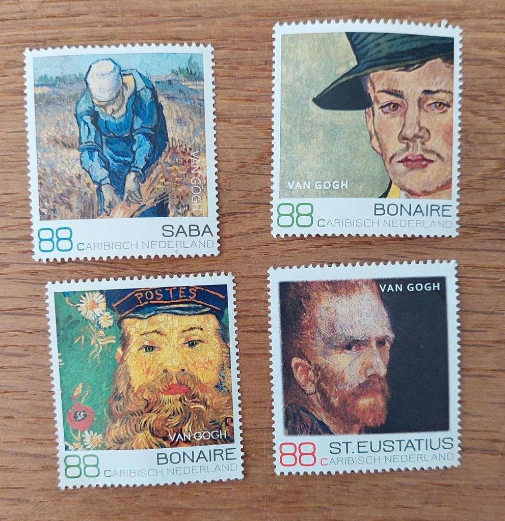 Van Gogh Postzegels Caribisch Nederland - Verzamelaar, Ophalen of Verzenden, Na 1940, Postfris