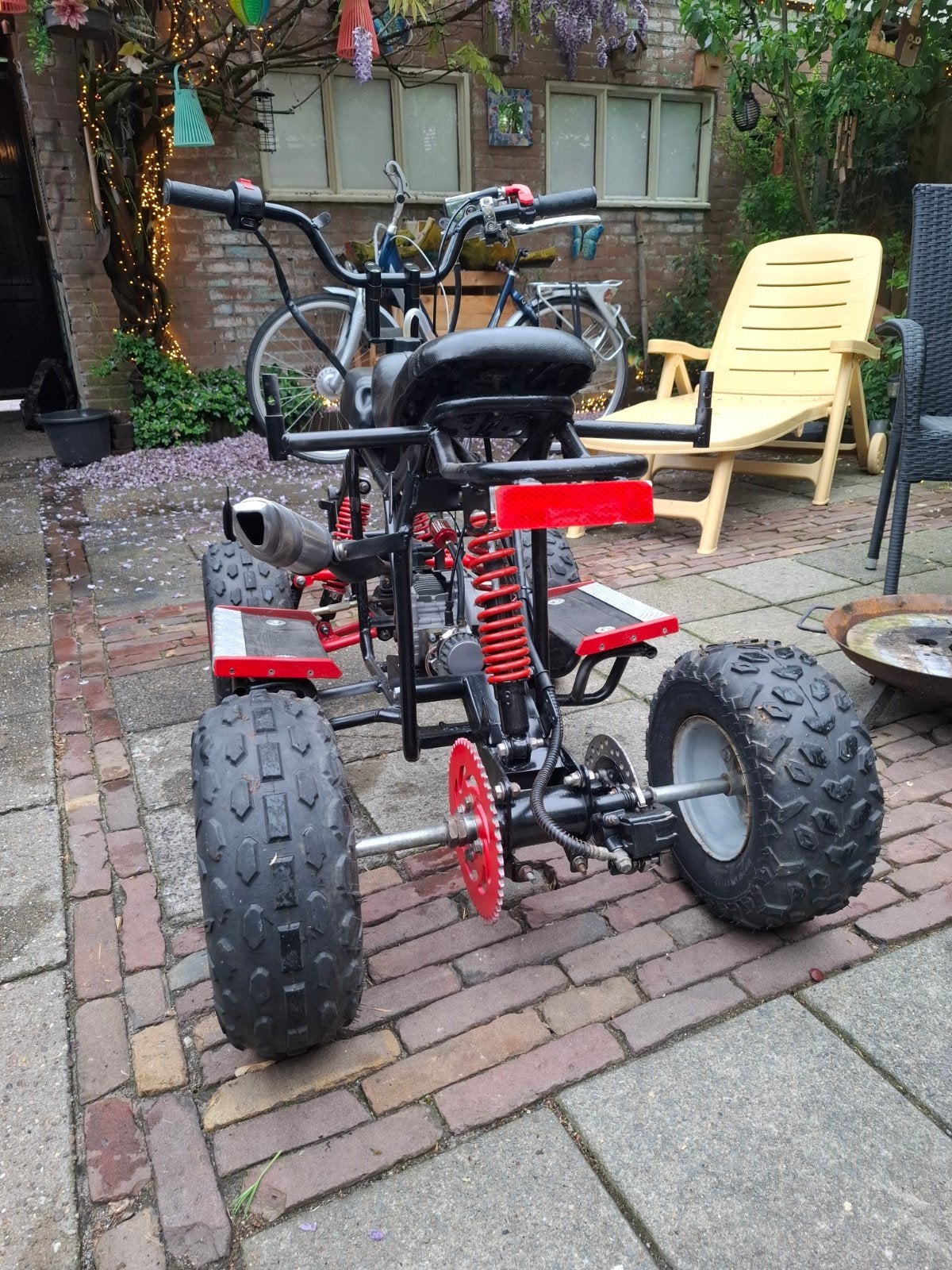 Mini quad, Fietsen en Brommers, Ophalen, Overige typen, Zo goed als nieuw, 50 cc