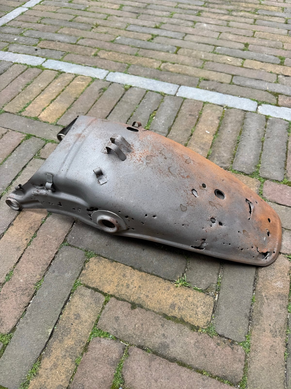 Orgineel spatbord voor Yamaha XT500- gestraald, Motoren, Ophalen of Verzenden, Gebruikt