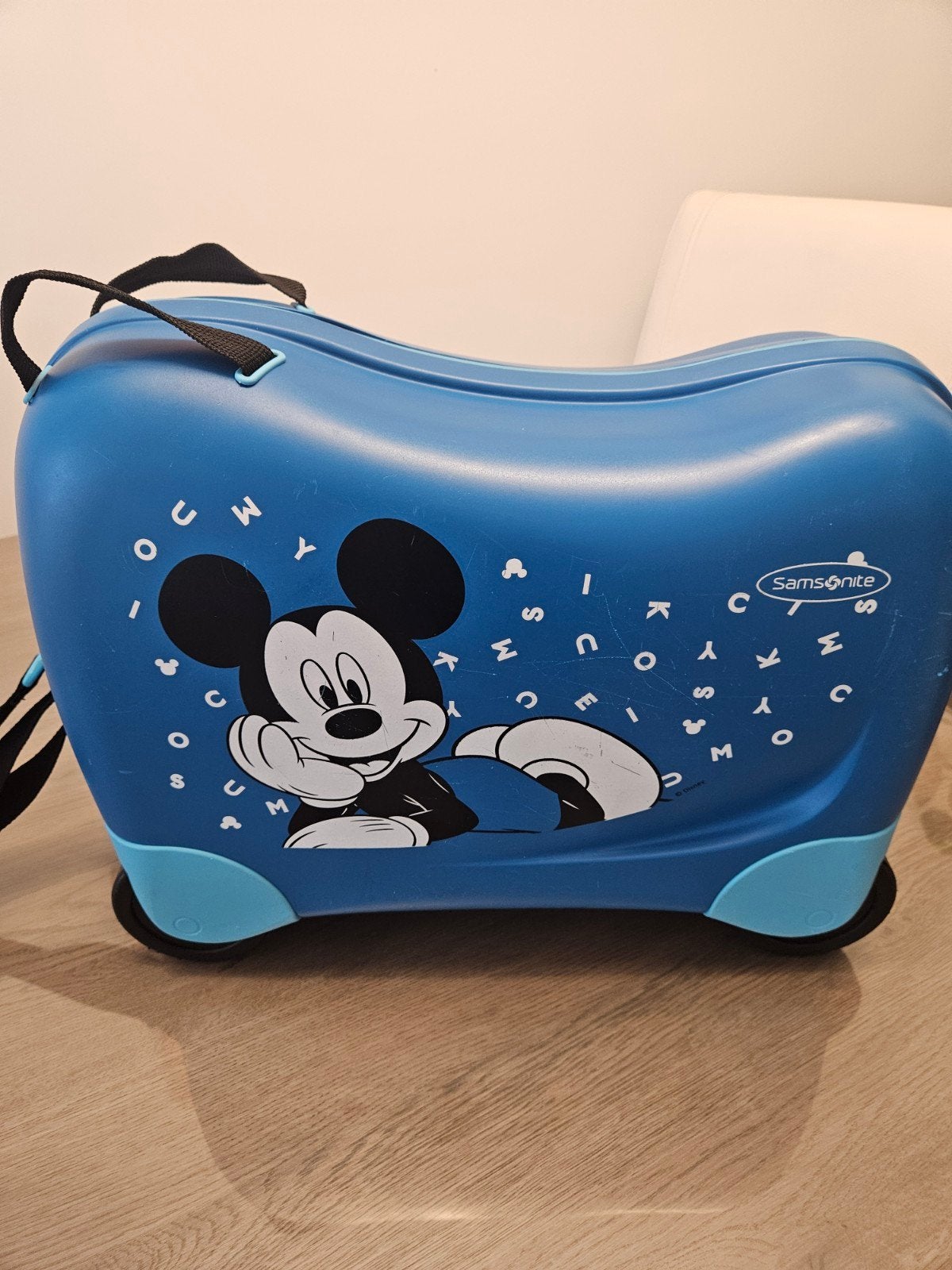 Samsonite kinderkoffer Mickey Mouse - Zo goed als nieuw, 50 tot 60 cm, Hard kunststof, Zo goed als nieuw, Minder dan 35 cm