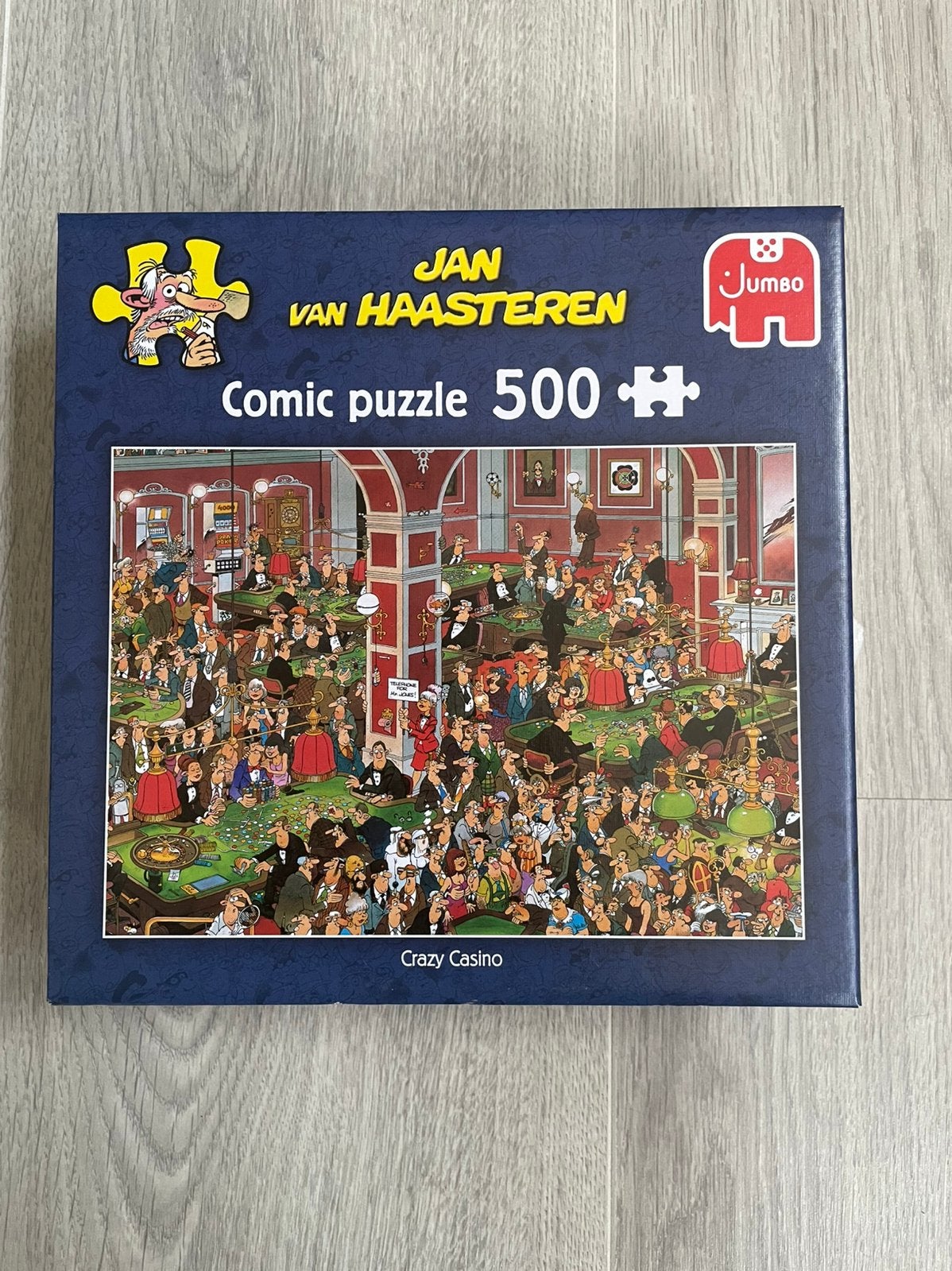 Jan van Haasteren “Crazy Casino”, Hobby en Vrije tijd, Ophalen, 500 t/m 1500 stukjes, Zo goed als nieuw, Legpuzzel