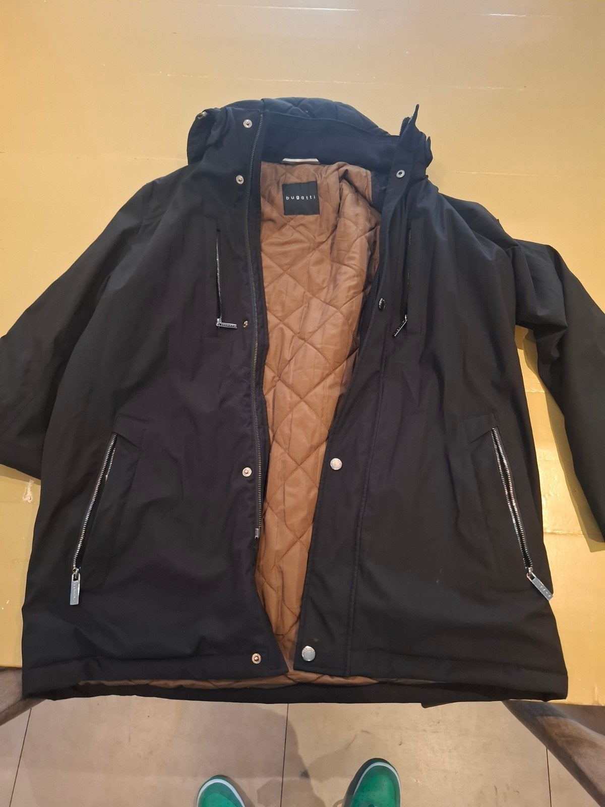 Bugatti Rainseries Herenjas - Zwart - Maat L tot xl, Maat 52/54 (L), Bugatti, Zwart, Ophalen of Verzenden