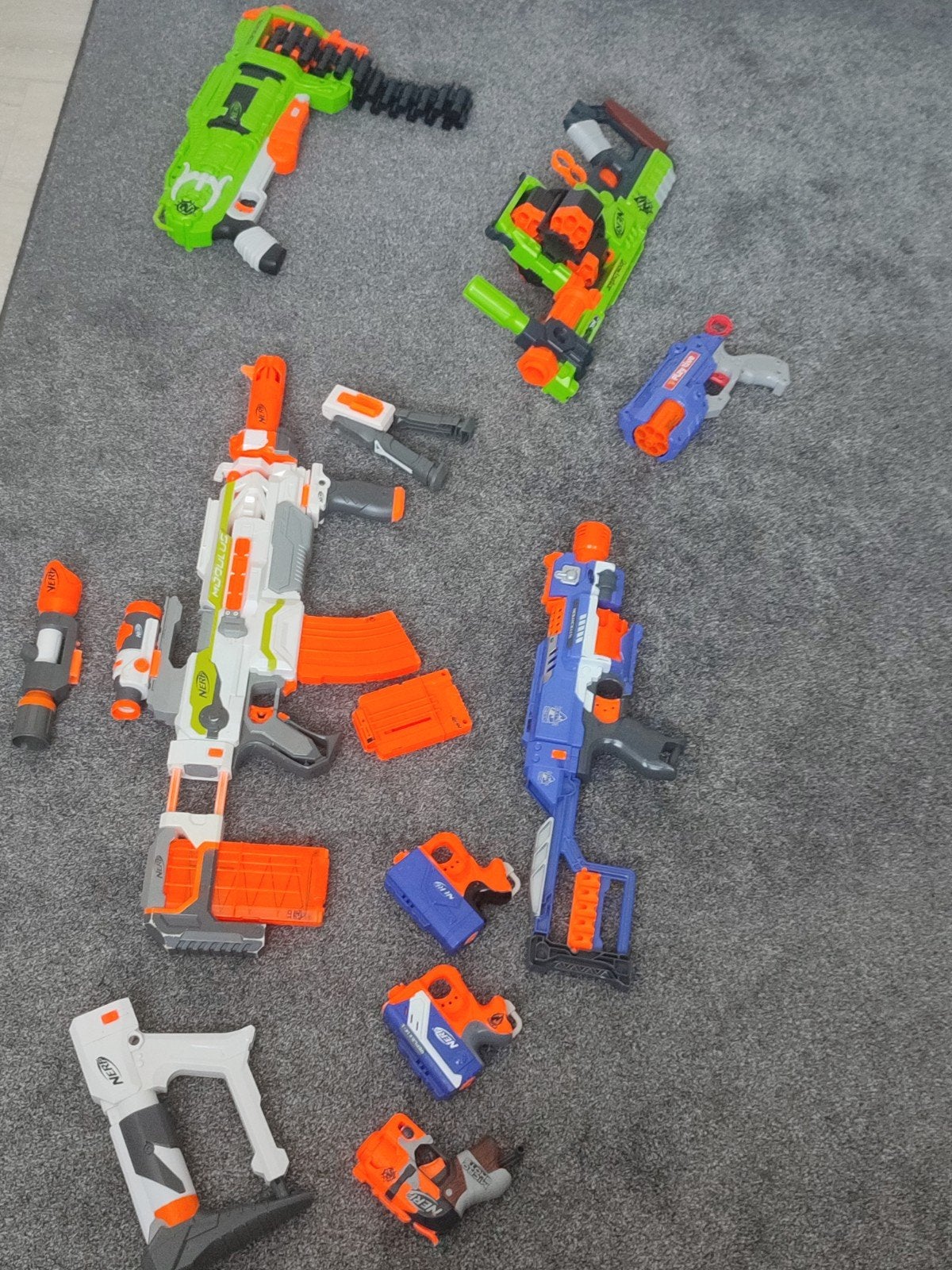 Grote Nerf Collectie met Verschillende Modellen, Ophalen, Zo goed als nieuw, Jongen of Meisje