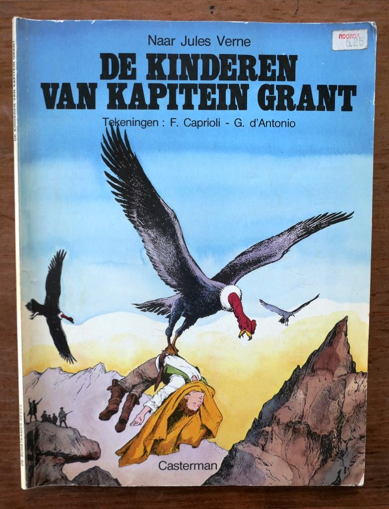 Stripboek De kinderen van Kapitein Grant -d'Antonio-Caprioli, Gelezen, Eén stripboek, Ophalen of Verzenden, G. d'Antonio F. Caprioli