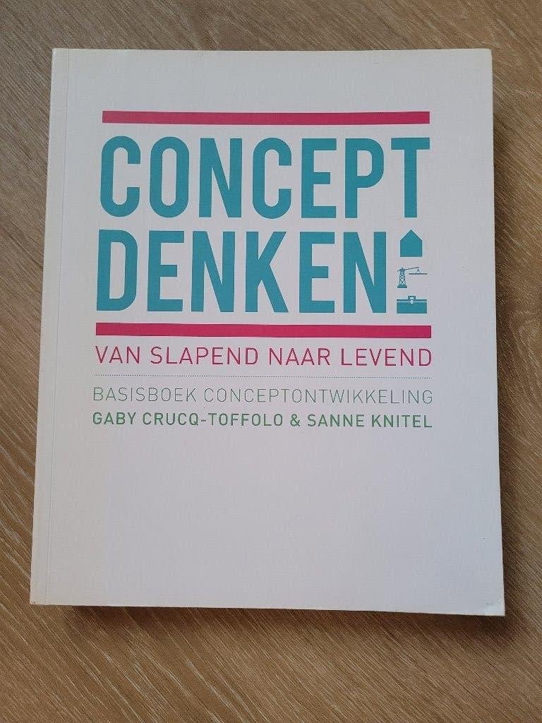 Conceptdenken: Van Slapend naar Levend - Basisboek, Boeken, Gelezen, Gaby Crucq-Toffolo & Sanne Knitel, Gamma, HBO