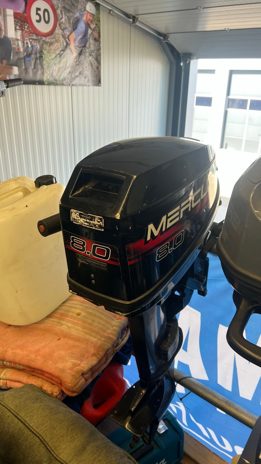 Mercury 8pk 2-takt buitenboordmotor voor onderdelen, Ophalen of Verzenden, Gebruikt