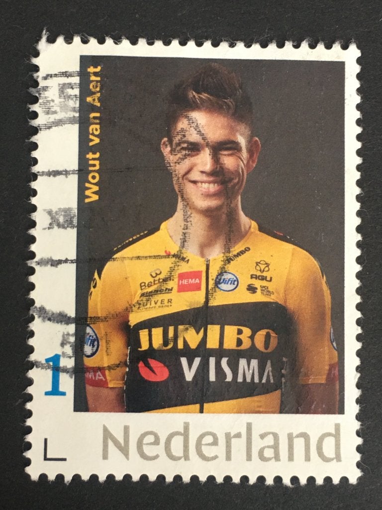2701 Persoonlijke - Jumbo-Visma, Wout van Aart - gestempeld, Ophalen of Verzenden, Na 1940, Gestempeld