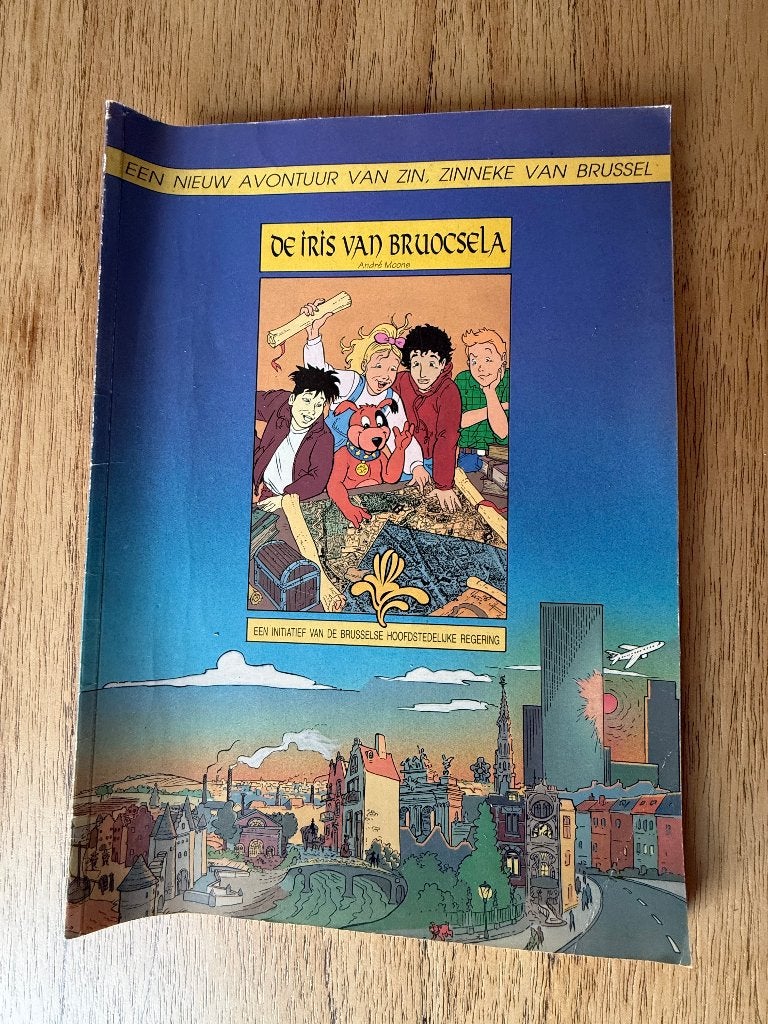De Iris van Brucella – André Moons – 1993, Boeken, Eén stripboek, Ophalen of Verzenden, Zo goed als nieuw