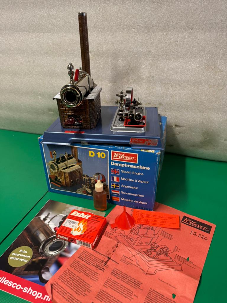 Stoommachine Wilesco D10, Ophalen of Verzenden, Zo goed als nieuw, Groter dan 1:32