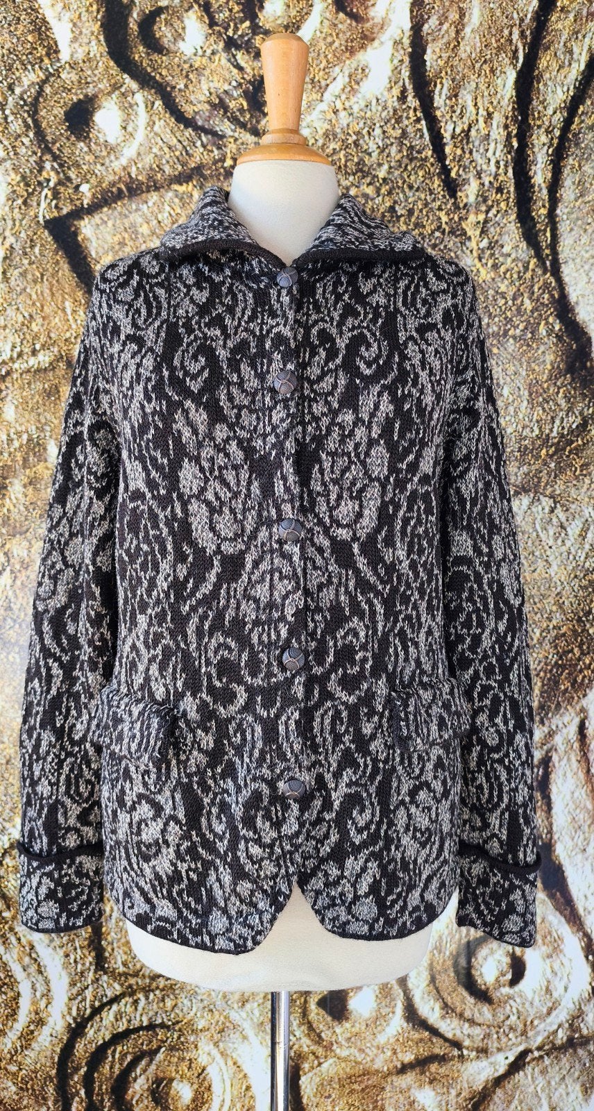 💖Prachtig 100% alpaca geweven vest S/M, Ophalen of Verzenden, Zo goed als nieuw, Maat 38/40 (M), Grijs