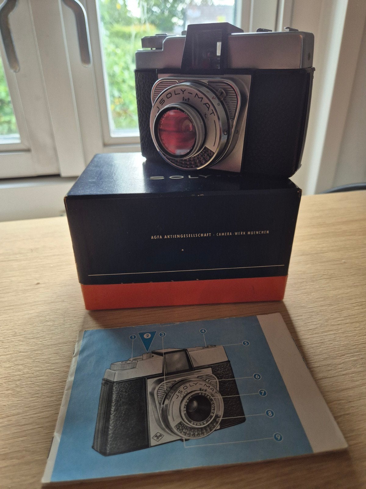 Agfa Isoly-Mat camera - Nieuwstaat met doos en handleiding, Audio, Tv en Foto, Ophalen of Verzenden, Nieuw, Overige Merken
