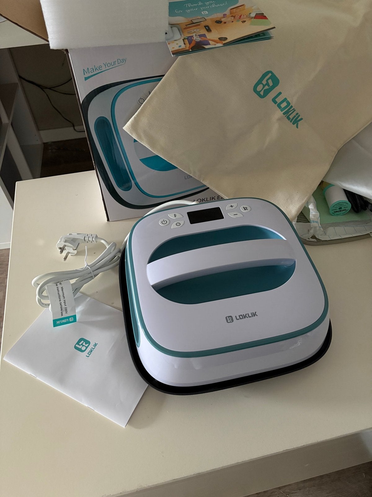 Loklik Easy Heat Press - Nieuw in doos, Overige thema's, Nieuw, Meerkleurig, Ophalen of Verzenden