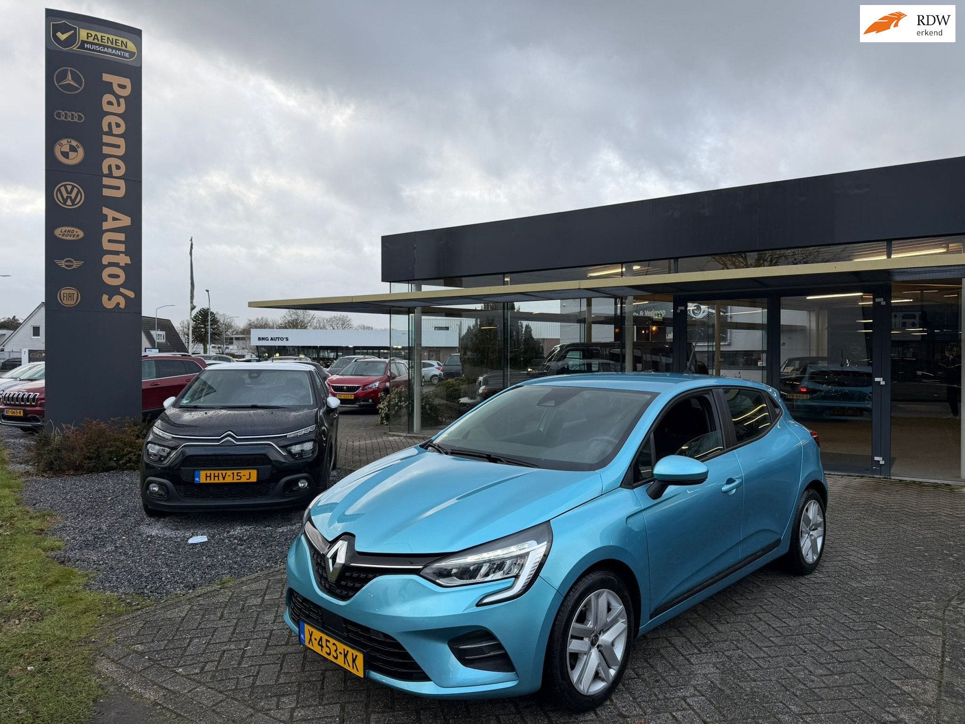 Renault CLIO 1.0 SCe|CC|Airco, Auto's, Renault, Stof, Gebruikt, Blauw, 49 €/maand