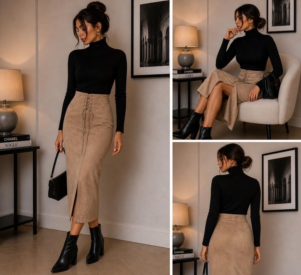 Zwarte klassieke New Yorker skinny coltrui maat xs, On-line, Zwart, Nieuw, New Yorker