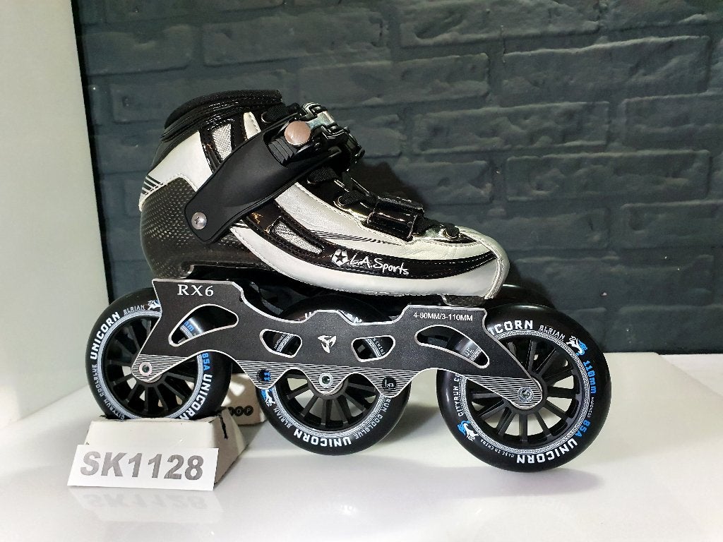 LA Sports Pro Skeelers Skates 3x110 110mm Wielen Maat 38, Overige merken, Verzenden, Nieuw, Inline skates 4 wielen