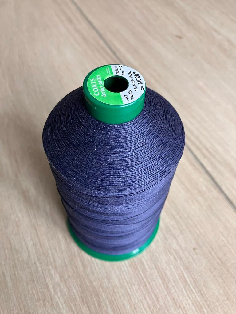 COATS Terko Satin Garen - Donkerblauw, 2500m, Ophalen of Verzenden, Nieuw, Garen of Naald(en)