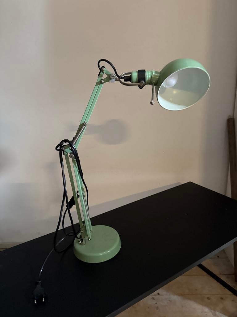 Bureau lamp vintage IKEA Forså, Ophalen of Verzenden, Gebruikt, Metaal, 50 tot 75 cm