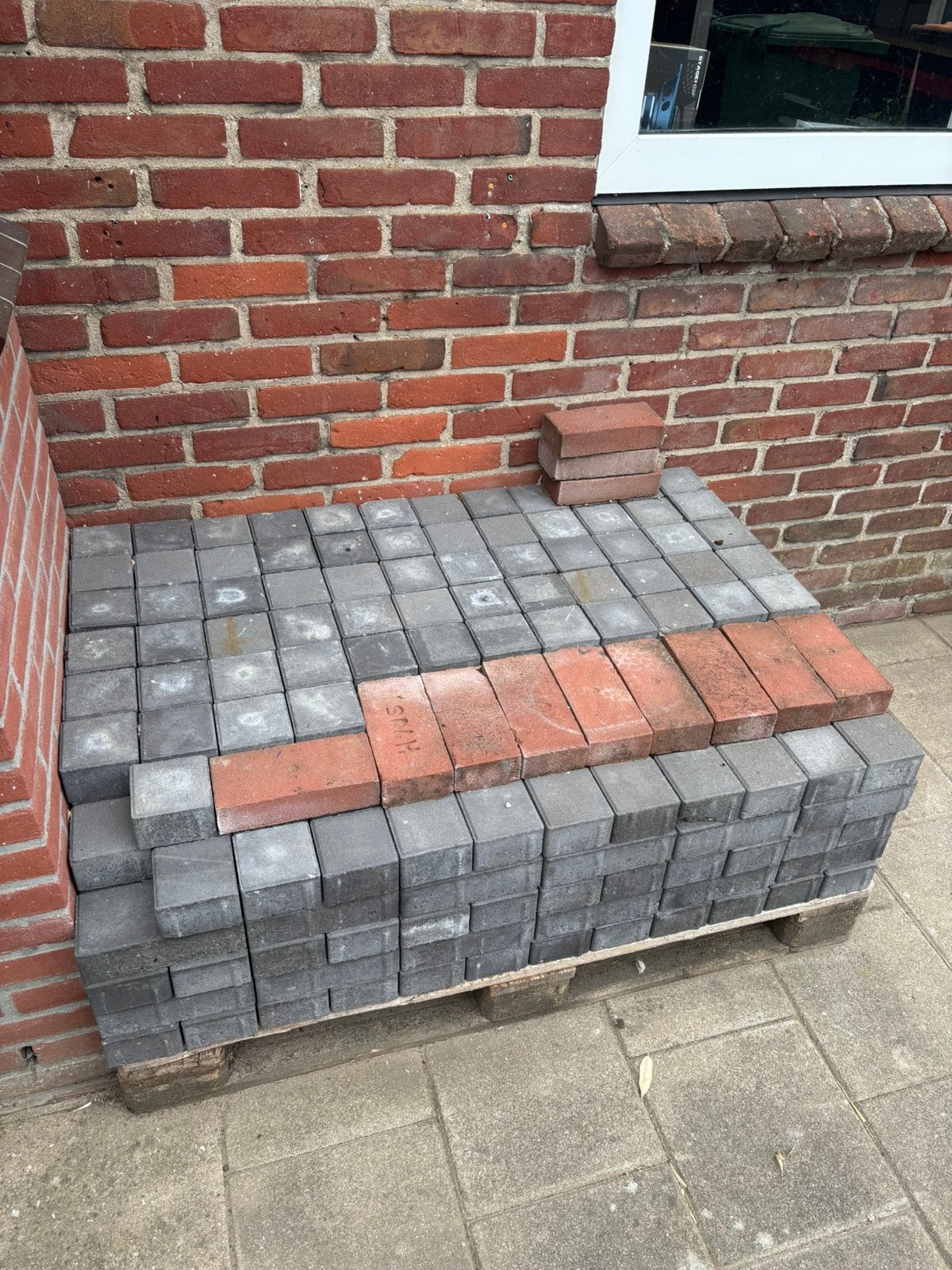 Tegels, Tuin en Terras, Tegels en Klinkers, Ophalen, Zo goed als nieuw, Beton, Terrastegels