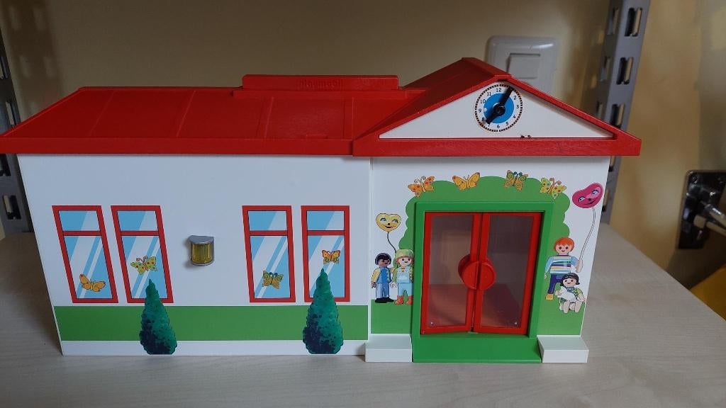 5606 Playmobil meeneem kleuterklas, school, creche, Kinderen en Baby's, Speelgoed | Playmobil, Ophalen of Verzenden, Gebruikt