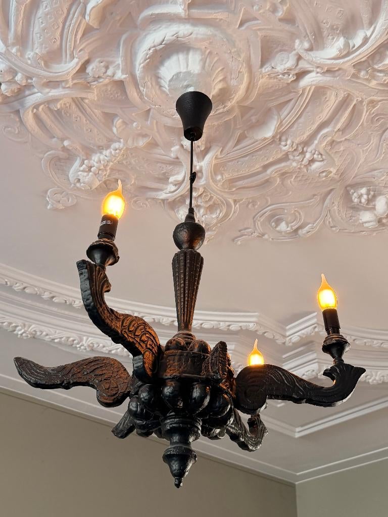 Moooi Smoke Chandelier Maarten Baas, Ophalen of Verzenden, Zo goed als nieuw, Hout