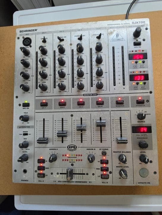 Mengpaneel Mixer Behringer DJX700, Ophalen of Verzenden