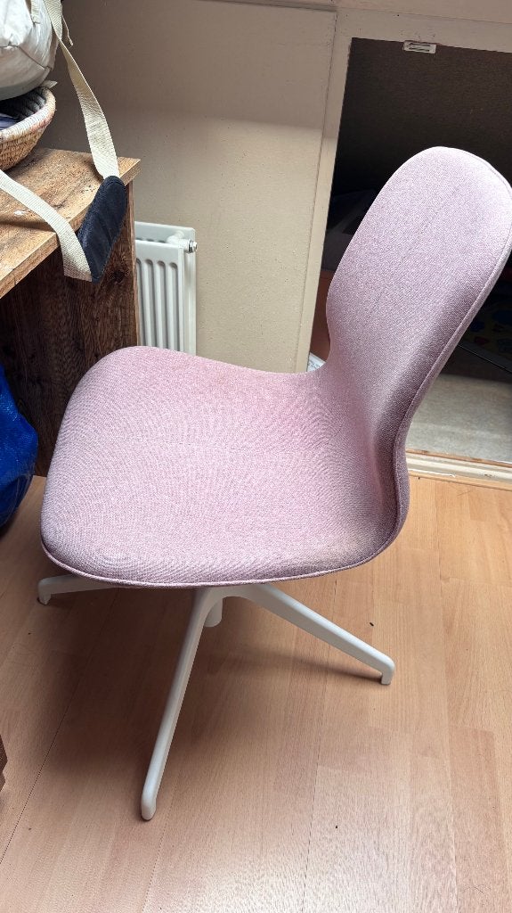 Ikea bureaustoel, Ophalen, Gebruikt, Roze, Bureaustoel