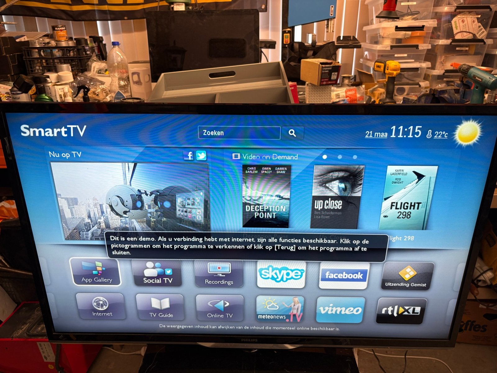 Philips 42PFL3208H/12 Smart TV - 107 cm Full HD LED, Ophalen, Philips, 50 Hz, 100 cm of meer