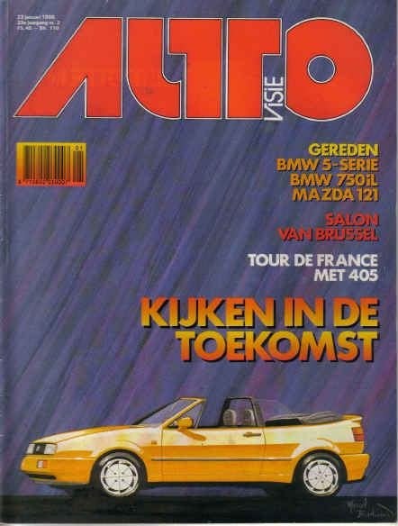 Autovisie 2 1988 : BMW 750iL - Opel Corsa GL - VW Polo CL, Ophalen of Verzenden, Gelezen, Algemeen