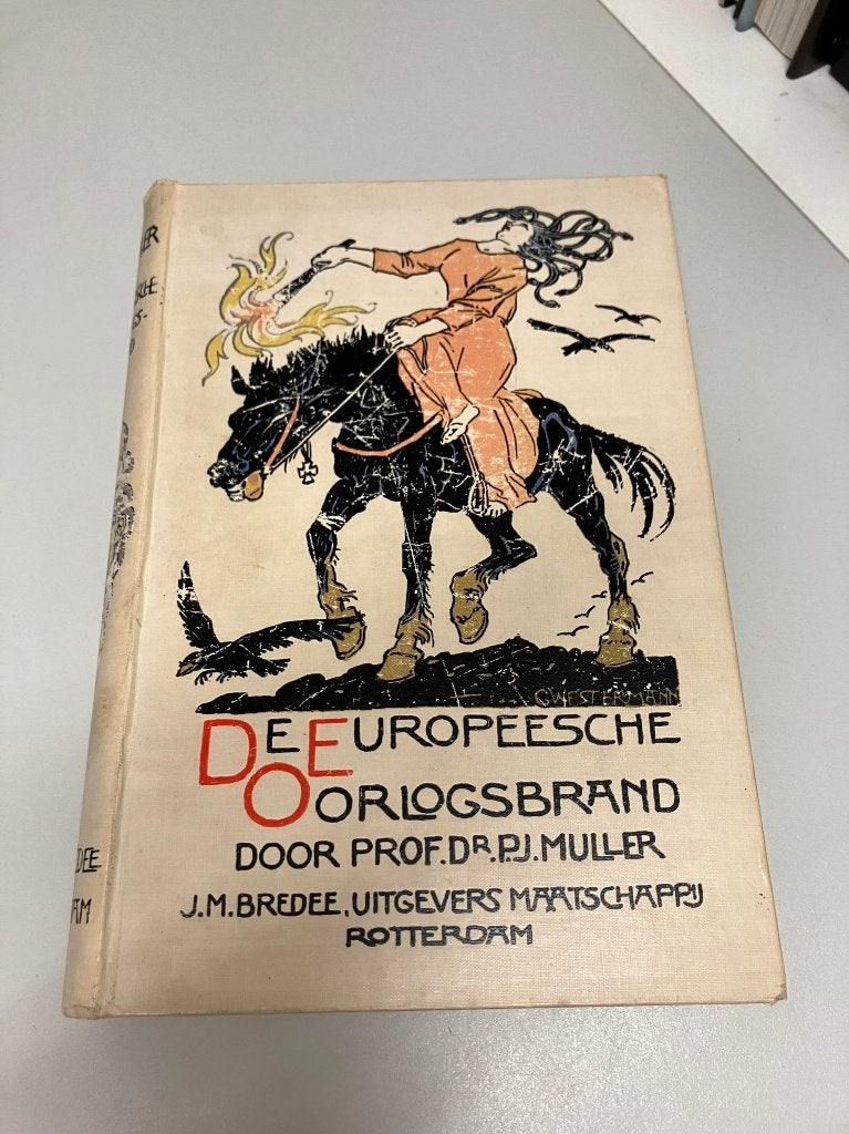 De Europeesche Oorlogsbrand Muller, Boeken, Ophalen of Verzenden, Voor 1940, Gelezen