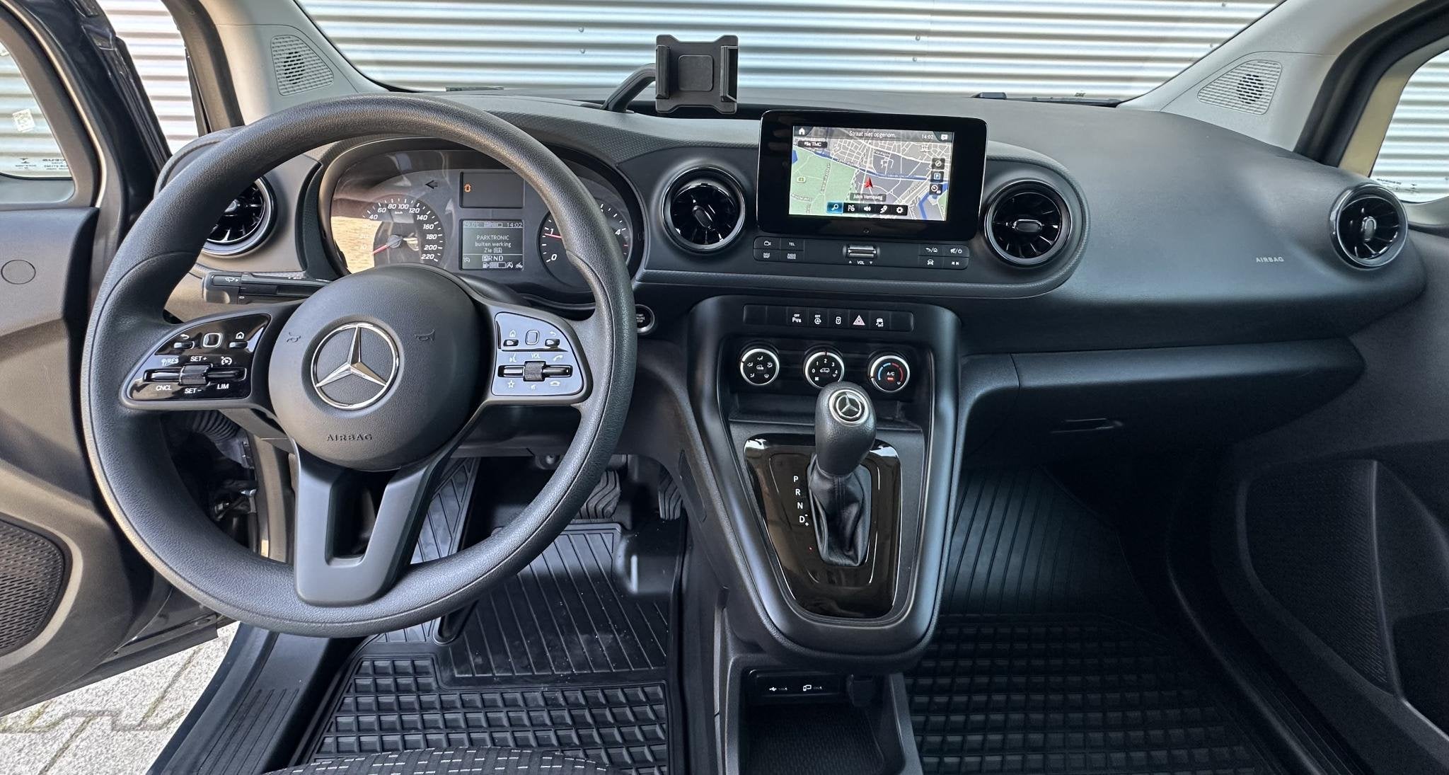 Mercedes-Benz Citan 112 CDI Pro automaat|Navi|Cruise|Bumpers, Dealer onderhouden, Stof, Gebruikt, Euro 6