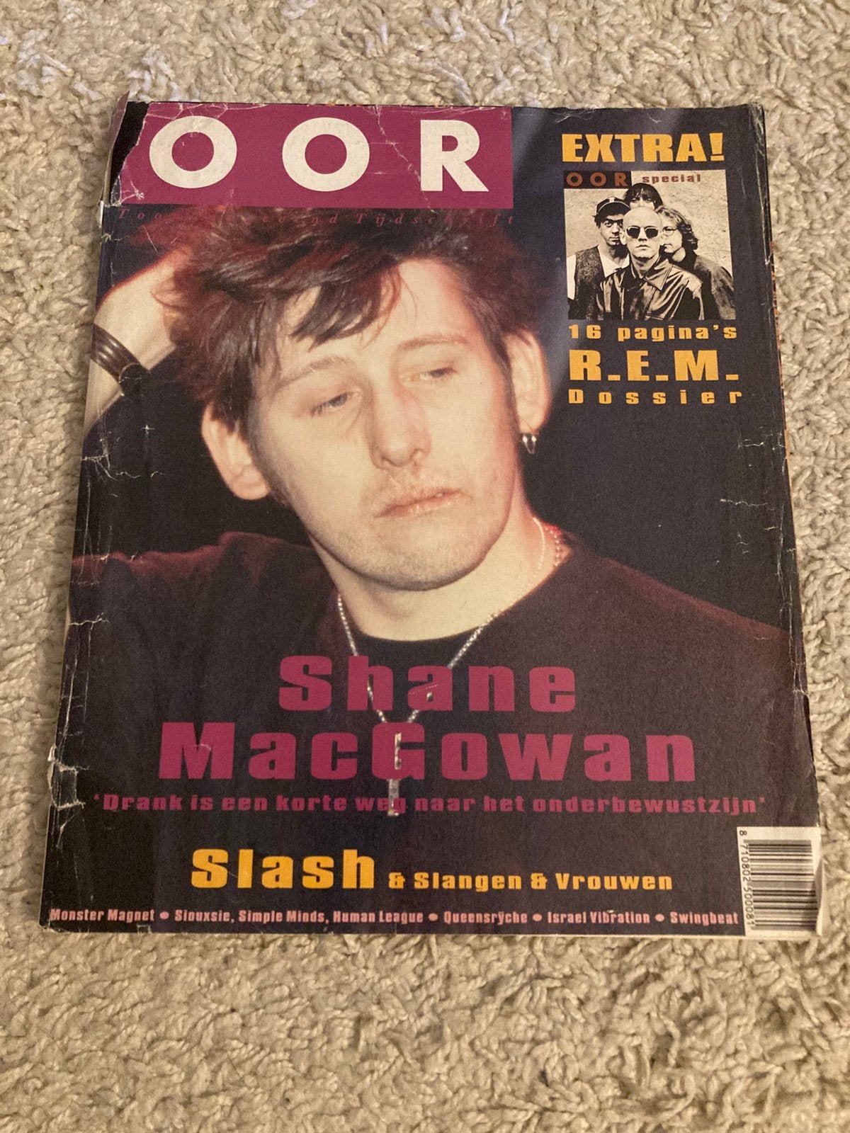 OOR Magazine 1995 REM Israël Vibration SLASH Queensryche, Ophalen of Verzenden, Muziek, Film of Tv