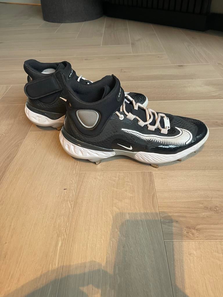 Nike Honkbal Spikes - Zwart/Wit, Sport en Fitness, Honkbal en Softbal, Ophalen, Zo goed als nieuw, Honkbal, Schoenen