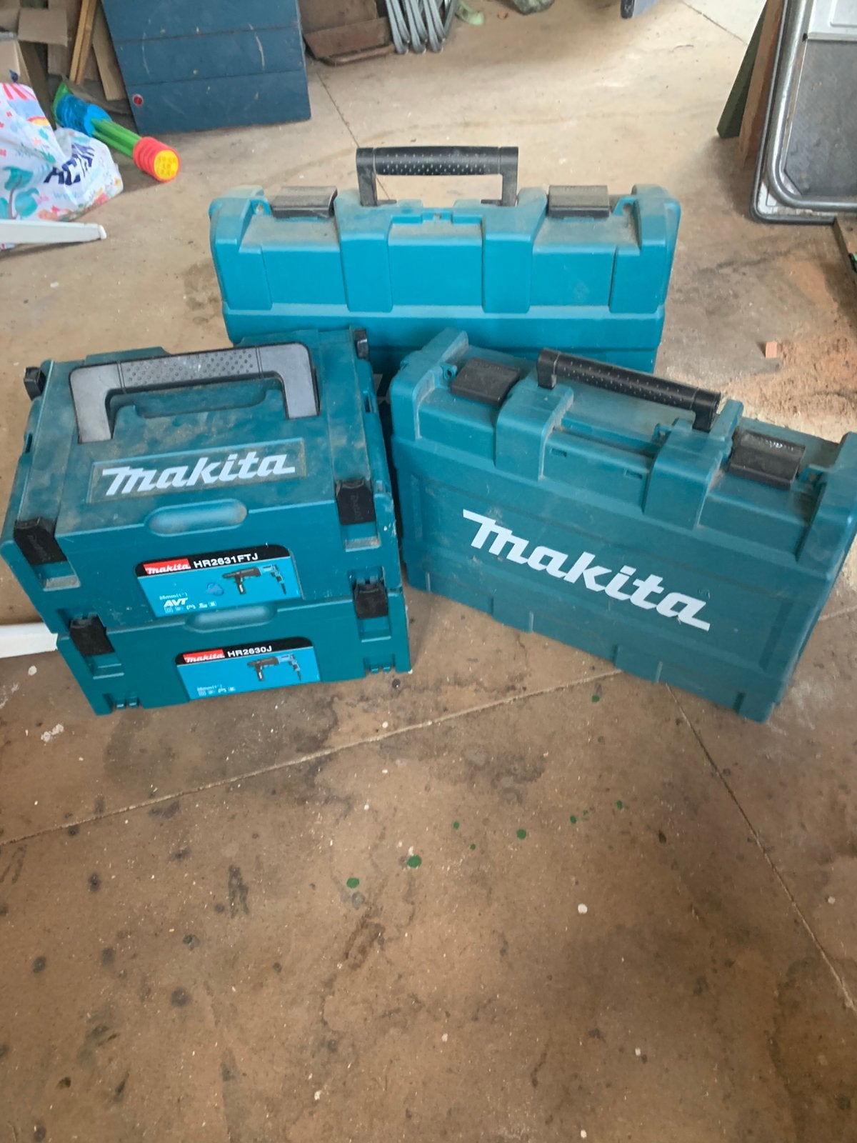 4 Nieuwe lege Makita koffers, Doe-het-zelf en Verbouw, Ophalen of Verzenden, Nieuw