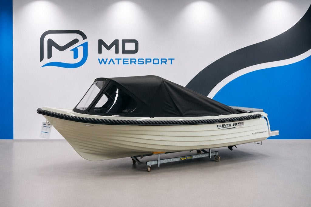 Clever 59 Vaarklaar direct beschikbaar, Watersport en Boten, Sloepen, Tender, Overige brandstoffen, Nieuw, Buiskap