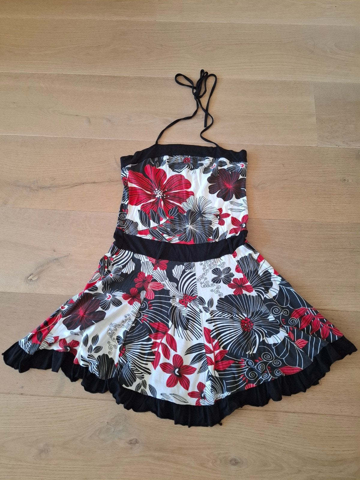Zaza Zomerjurkje met bloemenprint, maat M, Maat 38/40 (M), Meerkleurig, Ophalen of Verzenden, Gedragen
