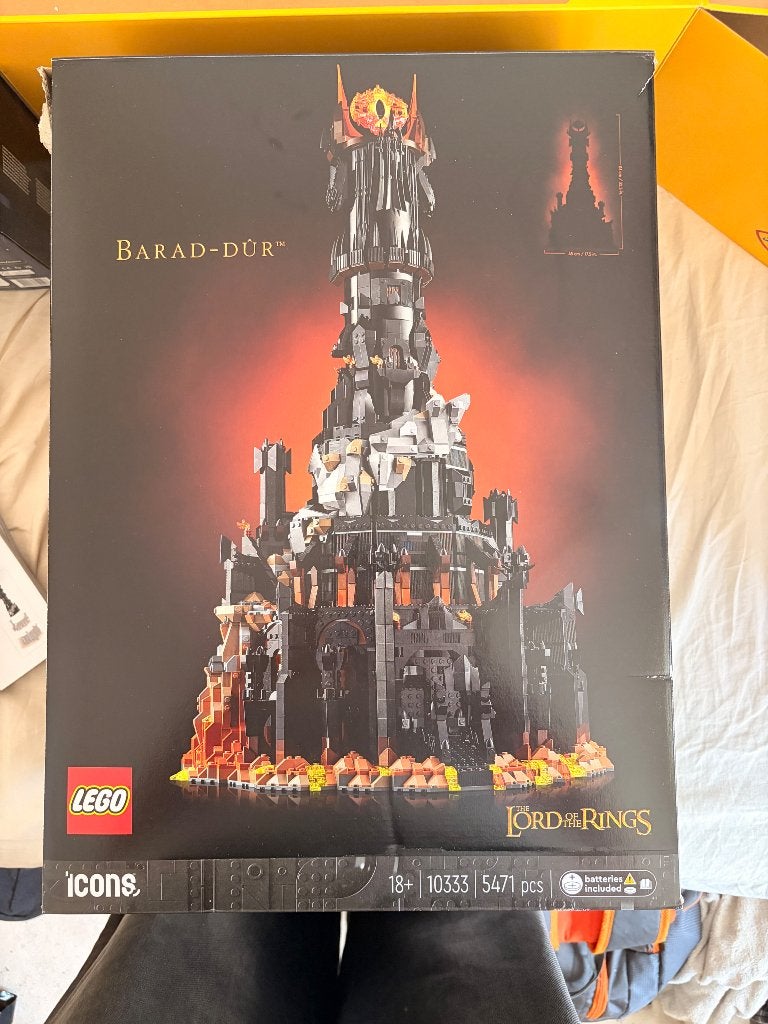 Lego Barad-dur met doos en boekjes, Ophalen, Gebruikt, Lego, Icons