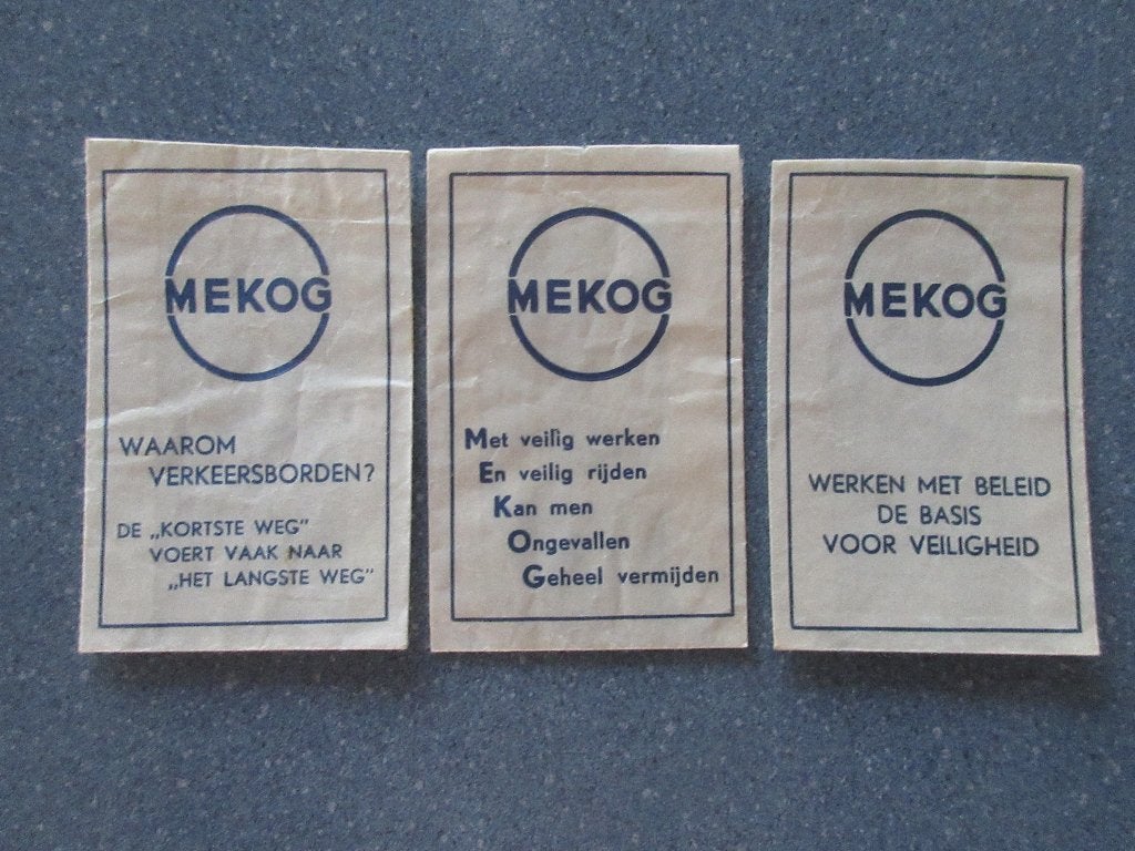 3 x IJmuiden, Mekog / Veiligheid, Verzenden