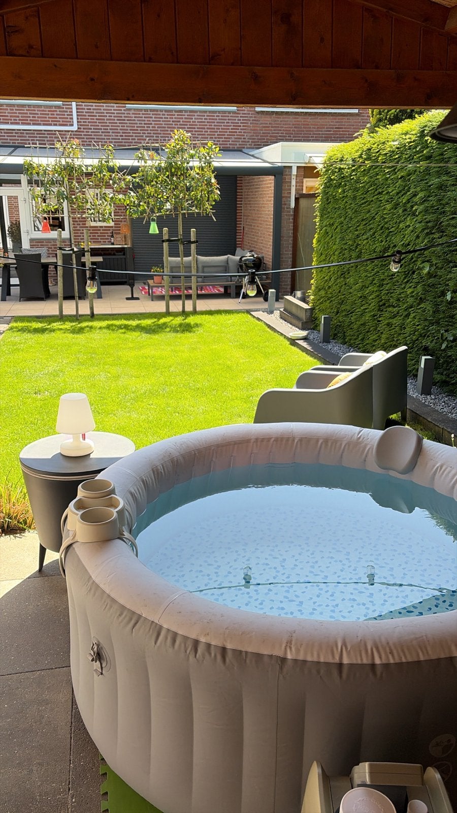 Lay Z Spa St Lucia, Ophalen, Gebruikt, Afdekzeil, Opblaasbaar