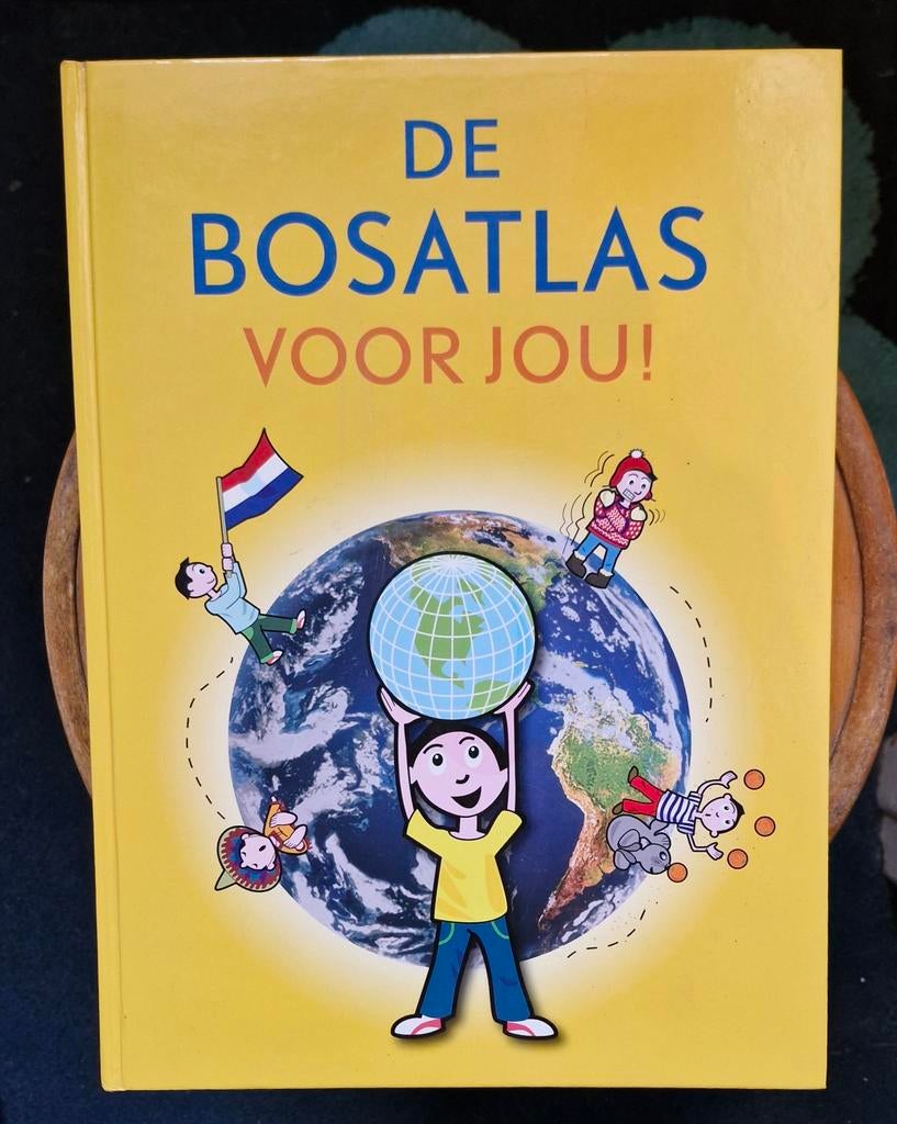 De Bosatlas voor Jou! + CD-Rom - Wereld, Europa, Nederland, Boeken, Atlassen en Landkaarten, Bosatlas, 2000 tot heden, Wolters-Noordhoff