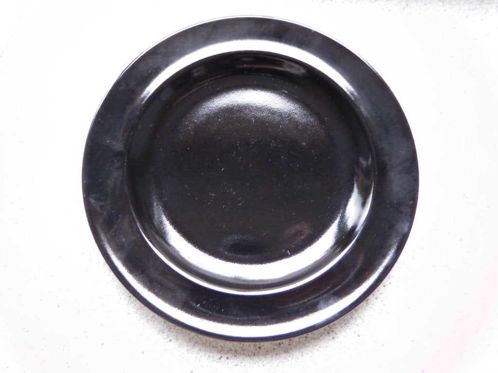 Bord 18 cm. Zwart Goedewaagen Gouda Holland, Ophalen of Verzenden