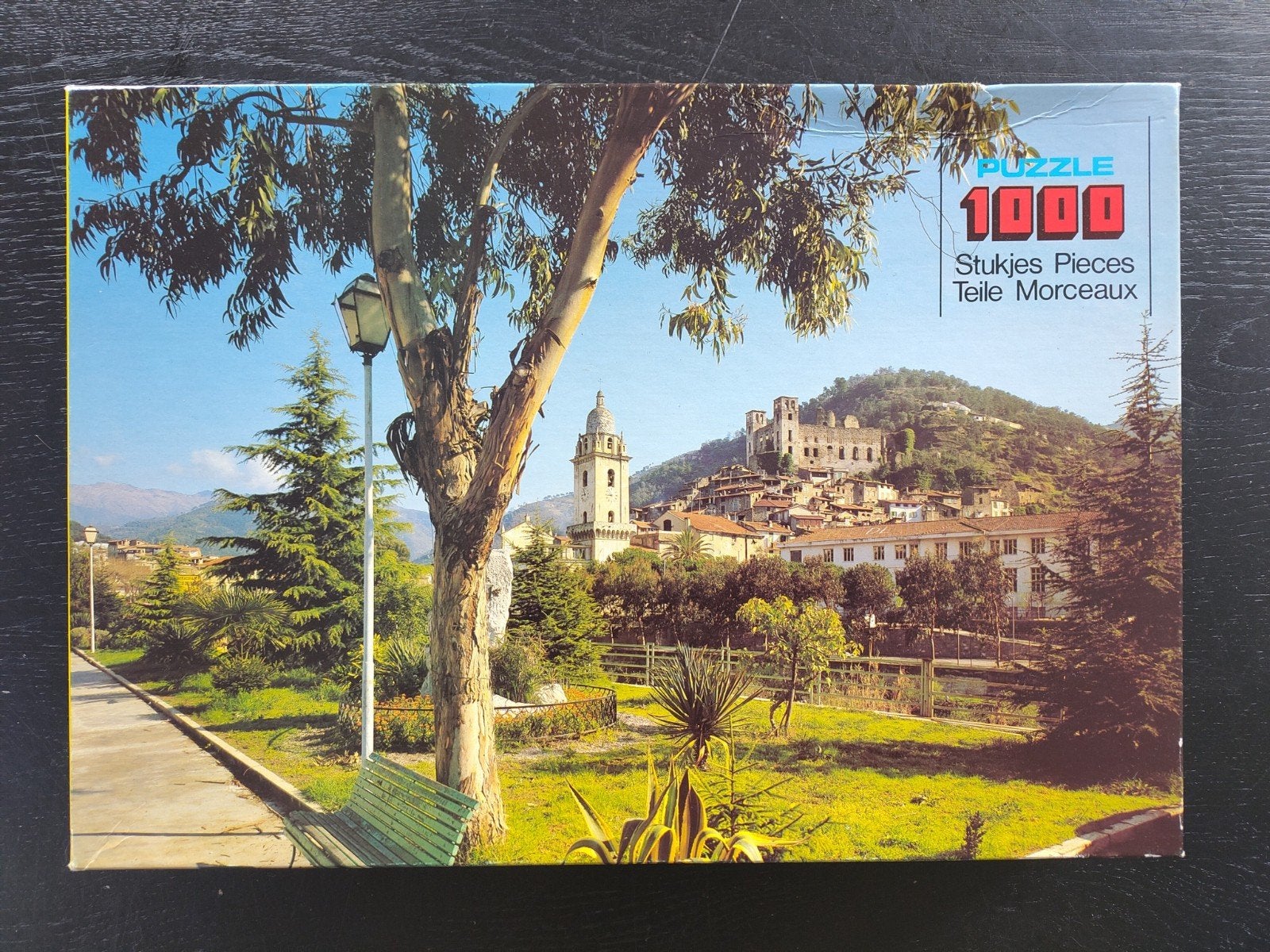 Vintage Legpuzzel 1000 Stukjes - Prachtig Landschap, Ophalen, 500 t/m 1500 stukjes, Gebruikt, Legpuzzel