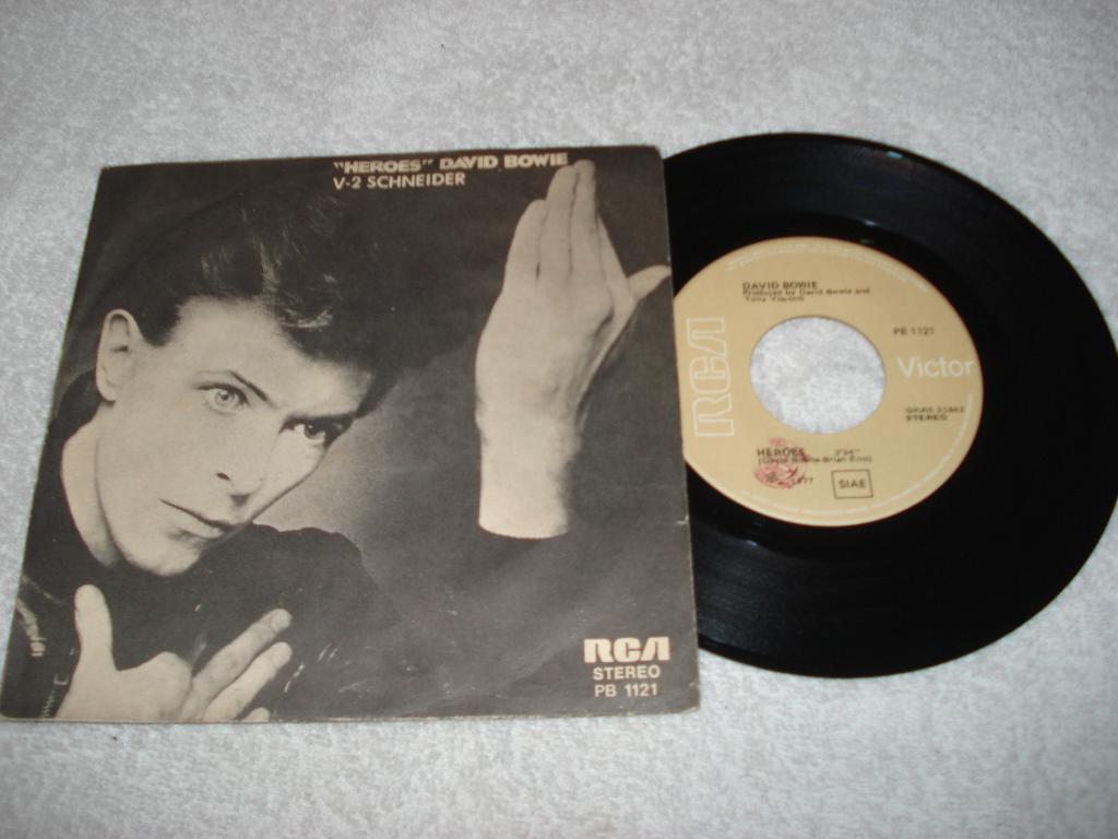 David Bowie   Heroes   Italy       Orgineel, Cd's en Dvd's, Vinyl Singles, Fotohoes, Ophalen of Verzenden, Zo goed als nieuw, Pop