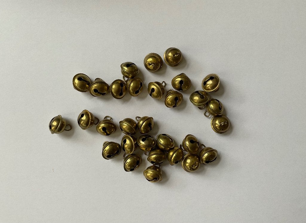 Aanbieding 30 gouden belletjes 15 mm doorsnee € 9.00, Verzenden, Nieuw, Applicatie