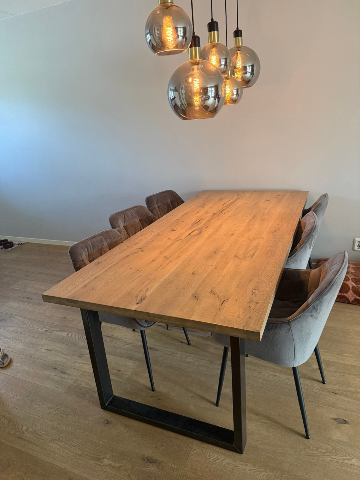 Tafel 220X100 moet vandaag weg, Huis en Inrichting, Tafels | Eettafels, Ophalen, 200 cm of meer, 50 tot 100 cm, Zo goed als nieuw