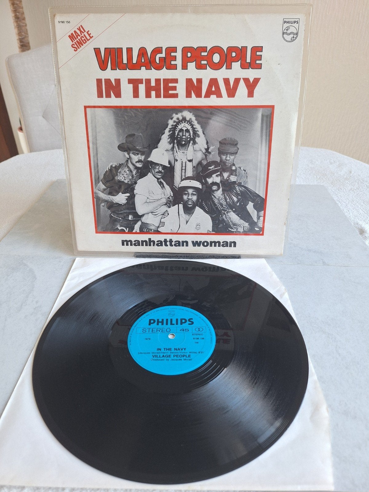 Maxi Single van VILLAGE PEOPLE  // IN THE NAVY...uit 1979, Ophalen of Verzenden