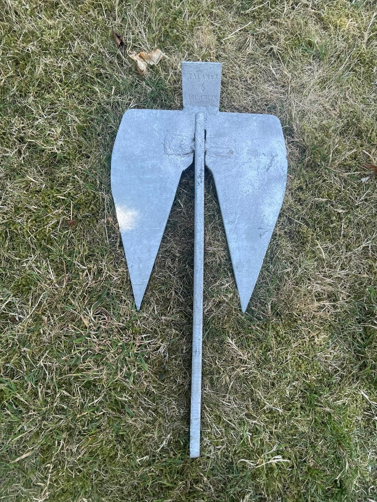 Talamax boot anker 6kg, Ophalen of Verzenden, Zo goed als nieuw, Ankeren en Afmeren, Zeilboot of Motorboot