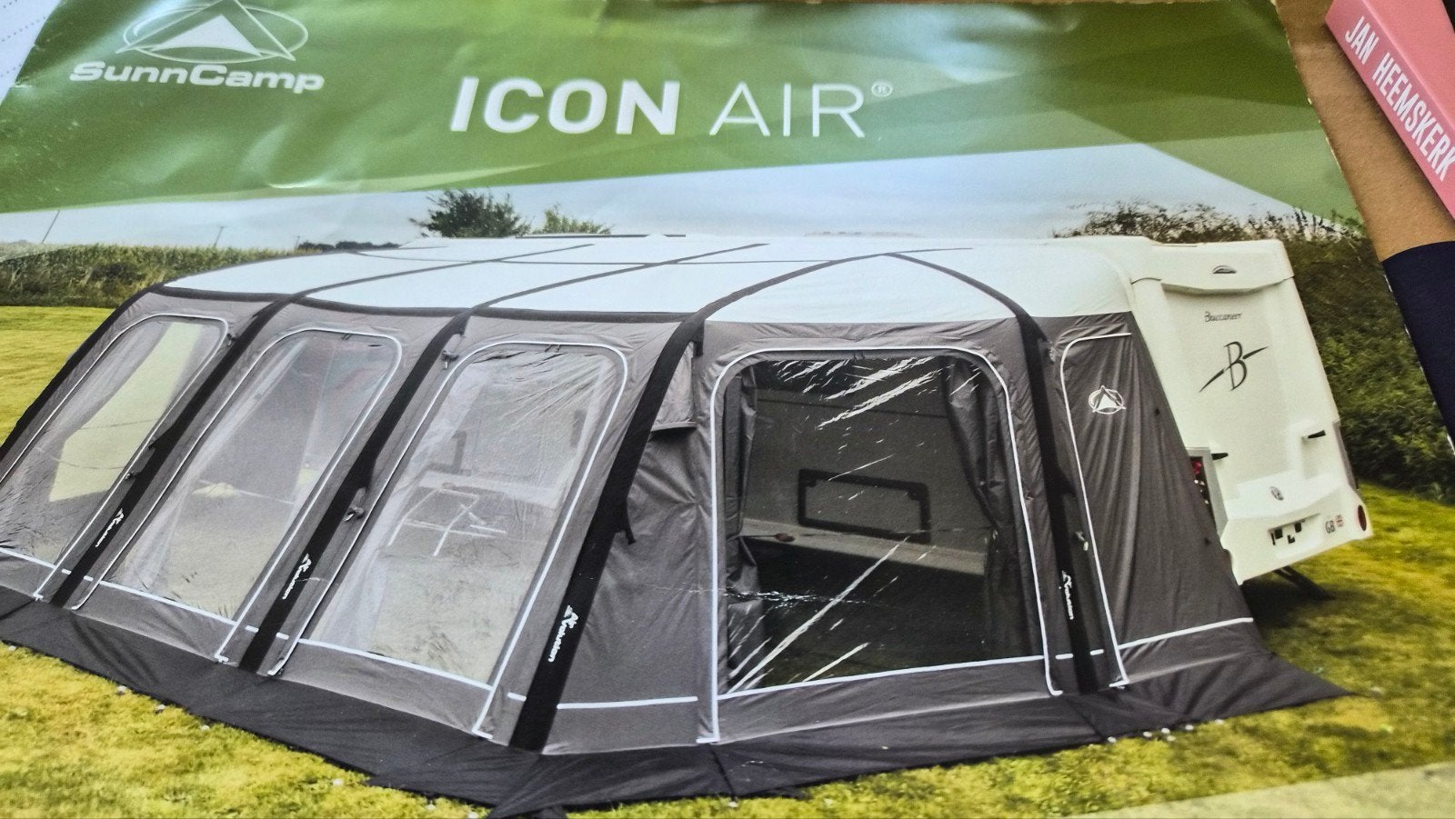 Icon Air opblaasbare voortent - incl. pompen en vloerkleed, Ophalen