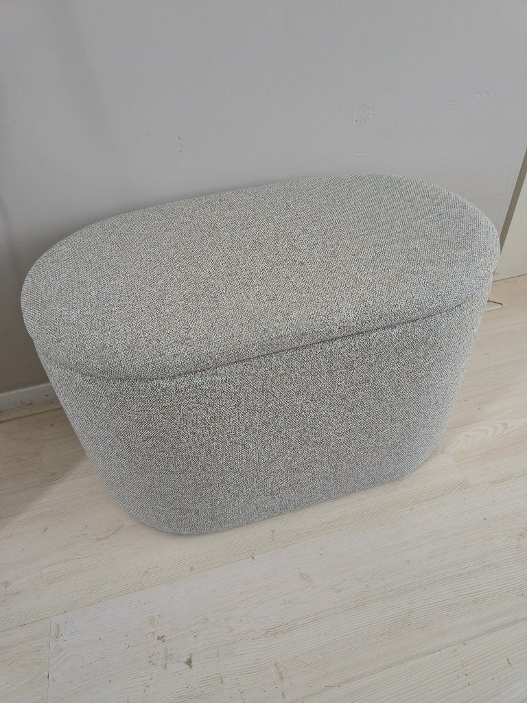 Jysk opbergpoef zo goed als nieuw, Minder dan 50 cm, Ophalen of Verzenden, Zo goed als nieuw, Stof