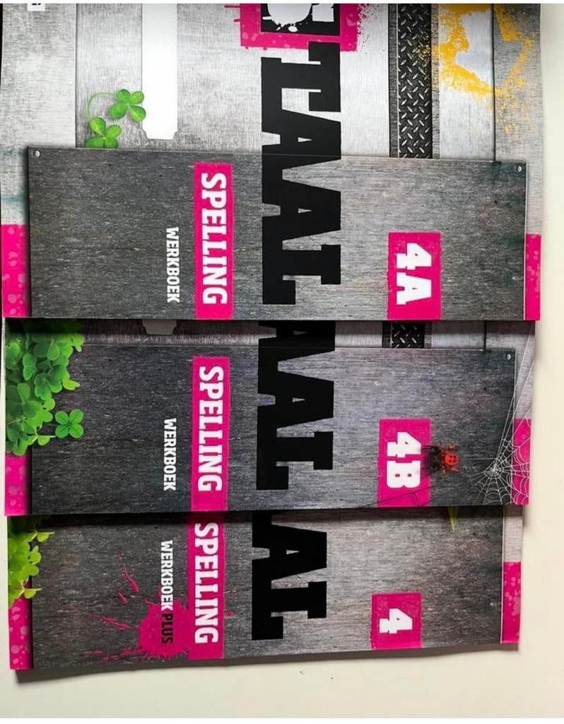 Staal Spelling Werkboek Pakket - Diverse Groepen, Boeken, Schoolboeken, Ophalen, Zo goed als nieuw, Overige niveaus, Nederlands